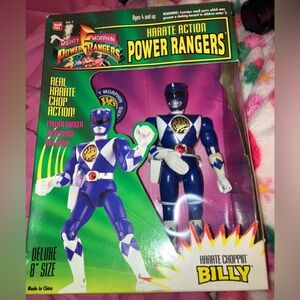 Power Rangers Blue Karate Choppin’ Billy Vintage